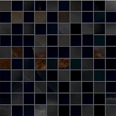 Emil Ceramica Tele di Marmo Onyx Mosaico Onyx Black Silktech 30x30 / Эмиль Керамика Теле ди Мармо Оникс Мосаико Оникс Блэк Силктех
 30x30 